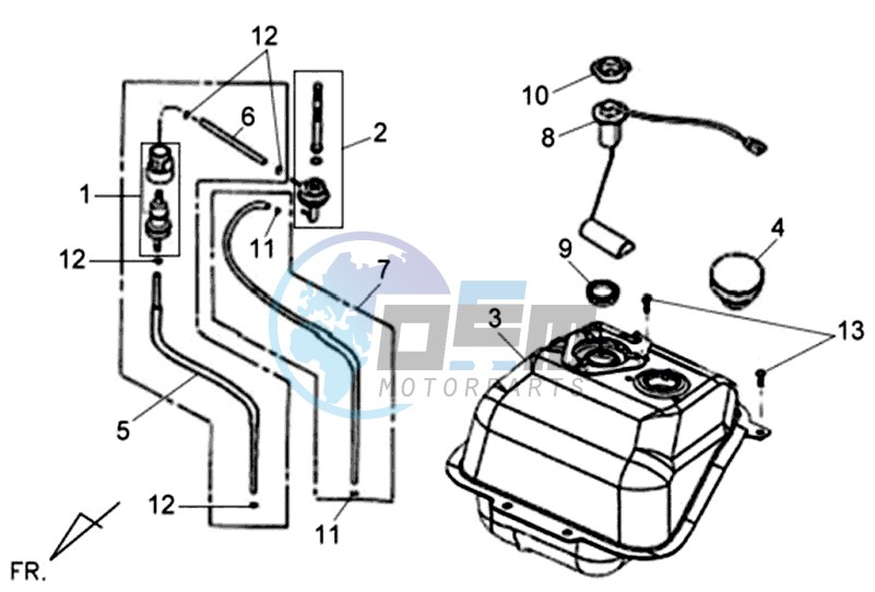 FUEL TANK - FUEL CUT