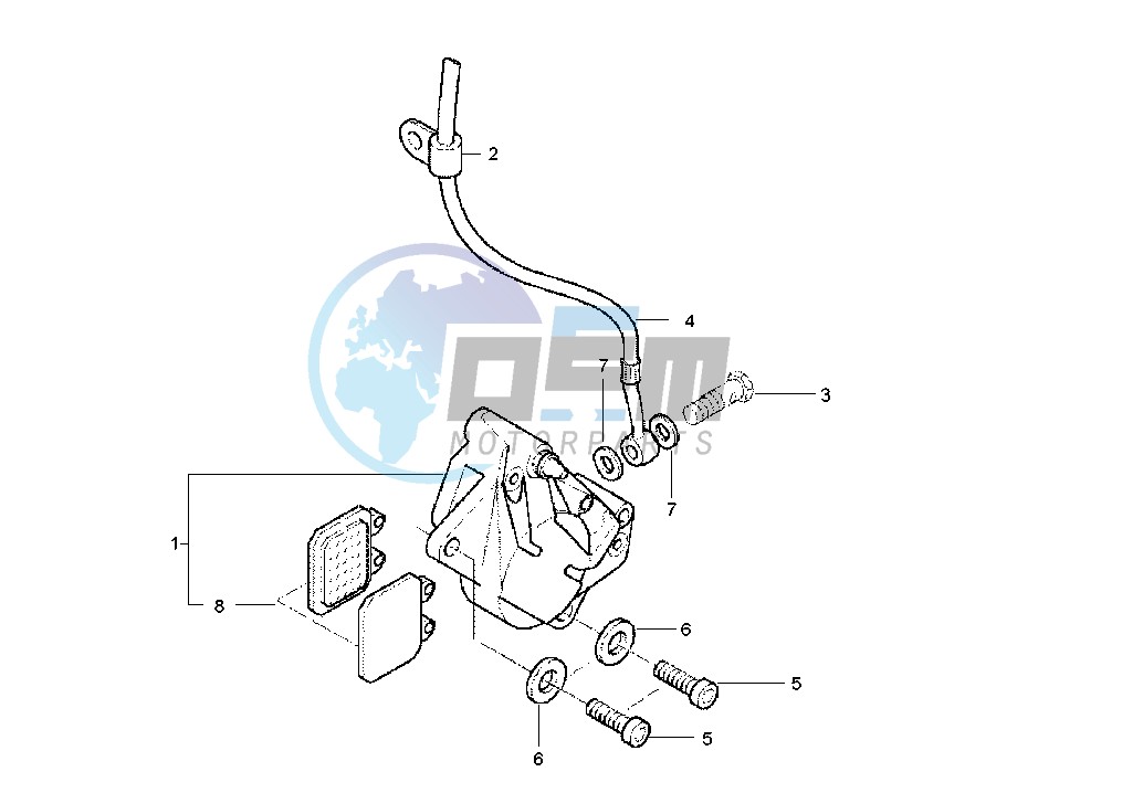 Front brake caliper