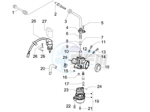 Stalker 50 Naked (UK) UK drawing Carburetors components