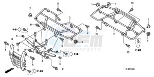 TRX420FEA Australia - (U / 4WD) drawing CARRIER