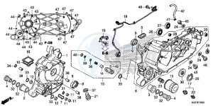 SH300AG TRX250T Europe Direct - (ED) drawing CRANKCASE