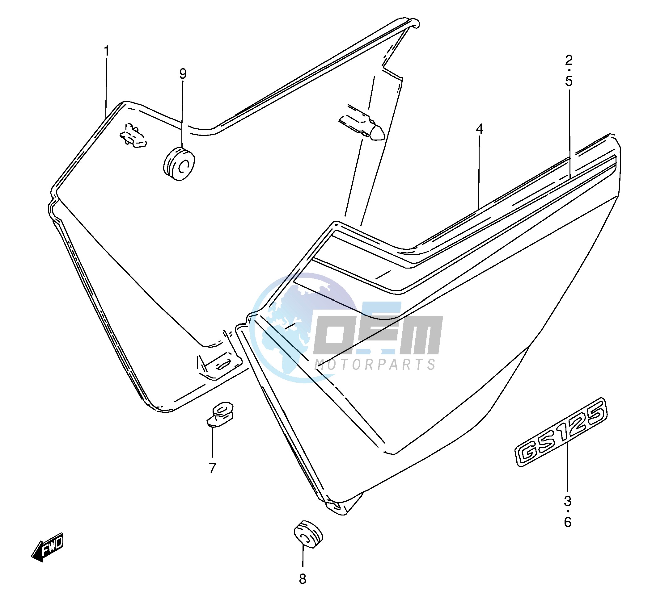 FRAME COVER (MODEL M R)