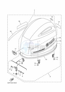 F150DETX drawing FAIRING-UPPER