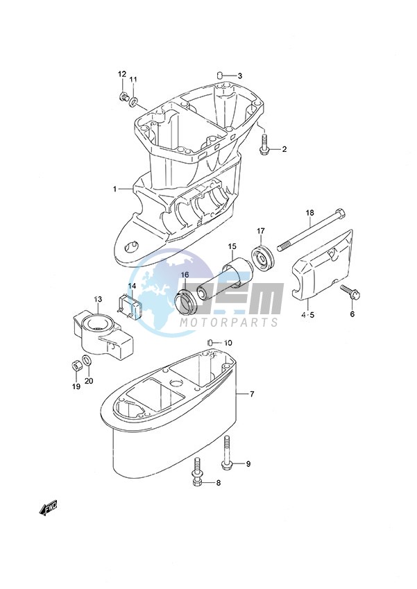 Drive Shaft Housing High Thrust