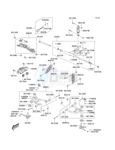 KSF 50 B [KFX50] (B7F-B9S) B7F drawing SUSPENSION