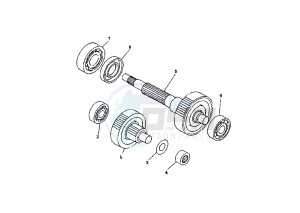 XC T CYGNUS 125 drawing GEAR GROUP