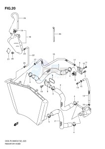 GSX-R1000 (E2) drawing RADIATOR HOSE