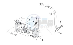 RX-SX 125 2008-2010 drawing Front brake caliper