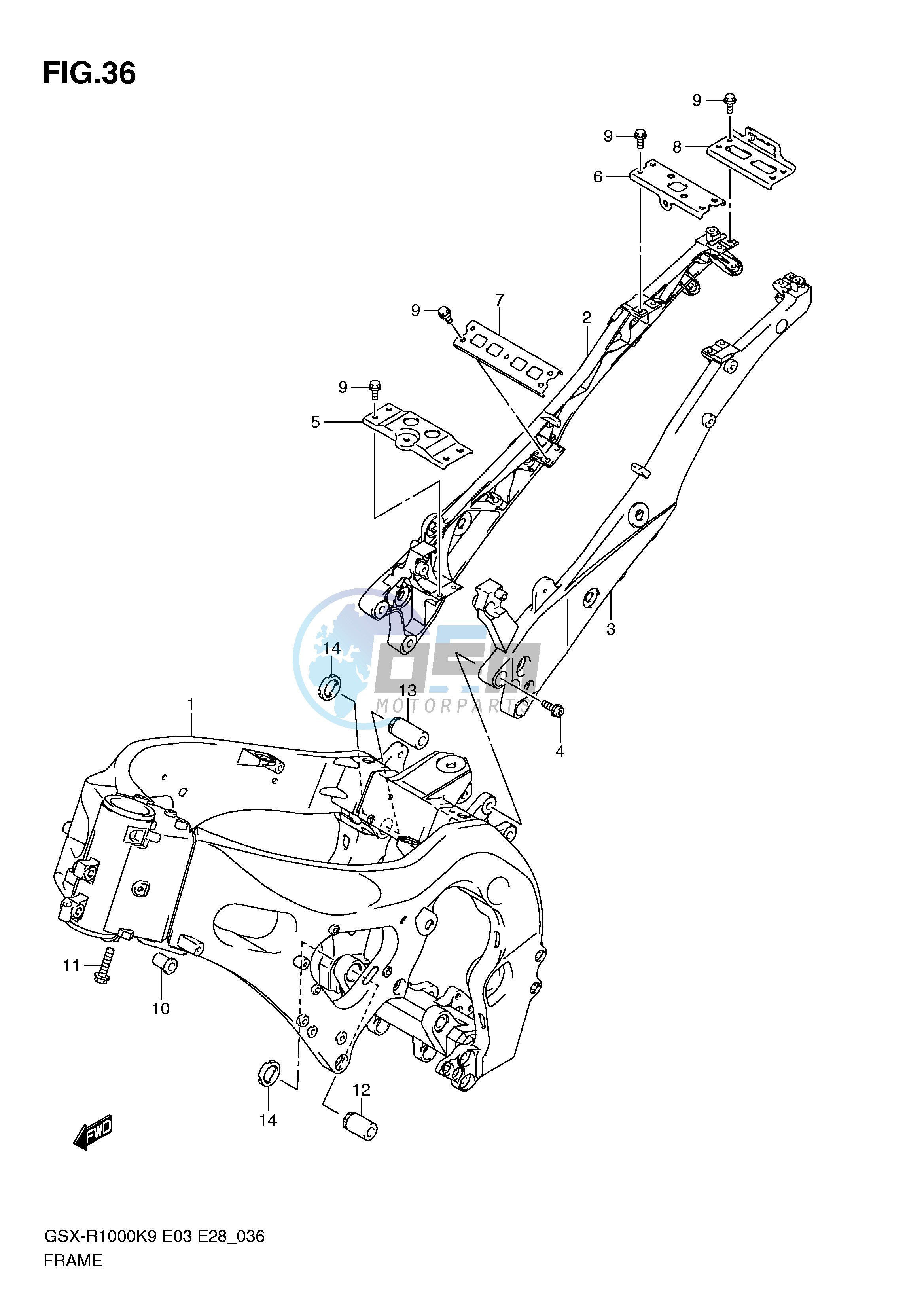 FRAME (MODEL K9)