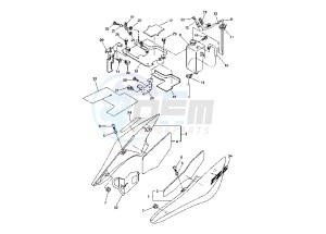 FZ6 NS 600 drawing SIDE COVERS