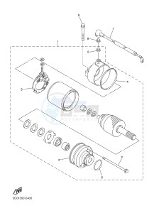 XJ6S 600 DIVERSION (S-TYPE) (36CJ 36CK) drawing STARTING MOTOR