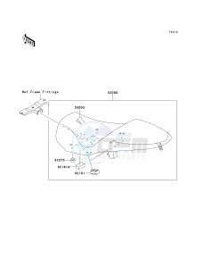 ZR 750 K [Z750S] (K1) K1 drawing SEAT