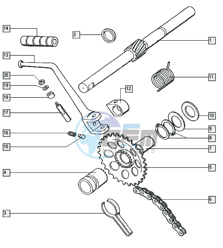 Starter mechanism