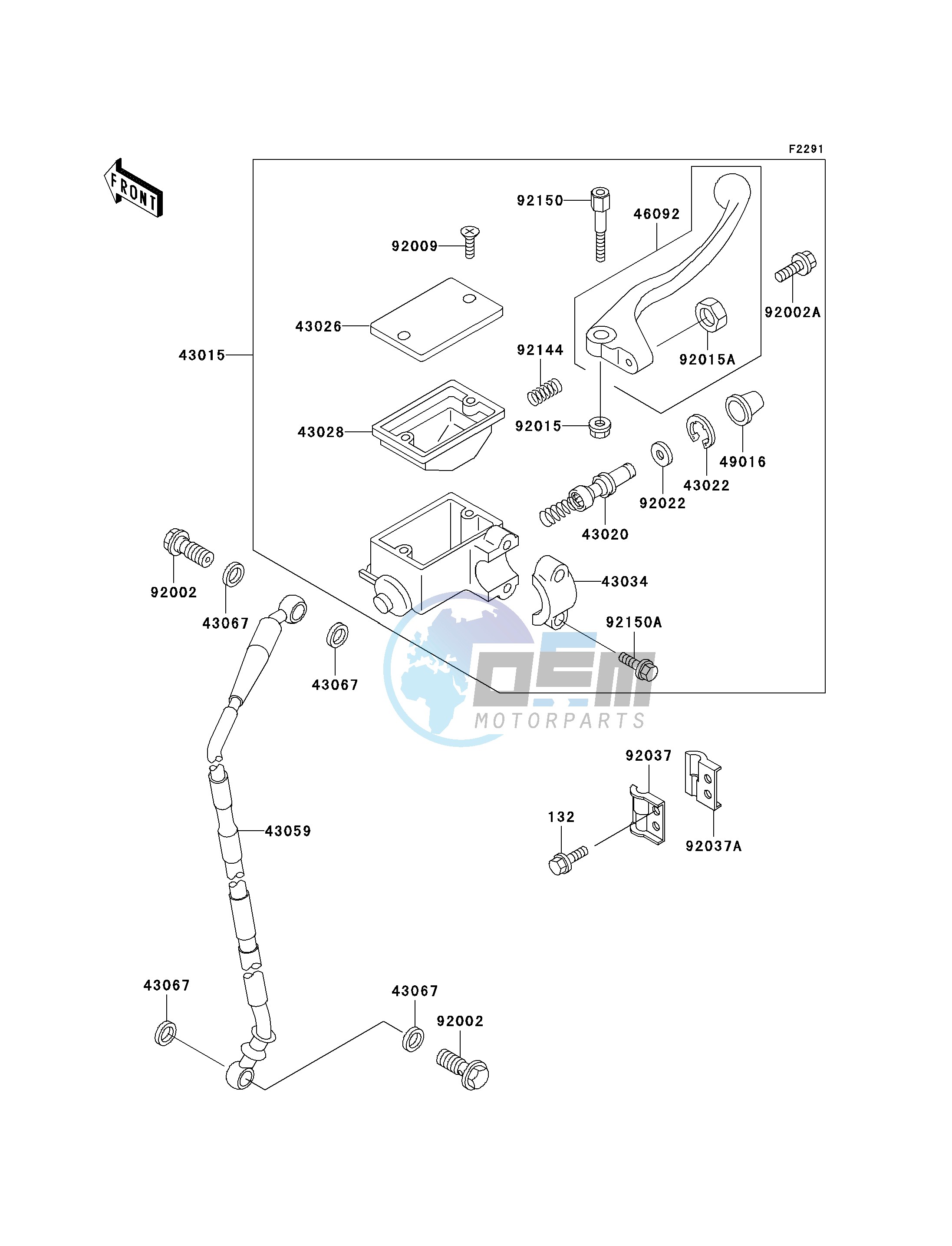 FRONT MASTER CYLINDER