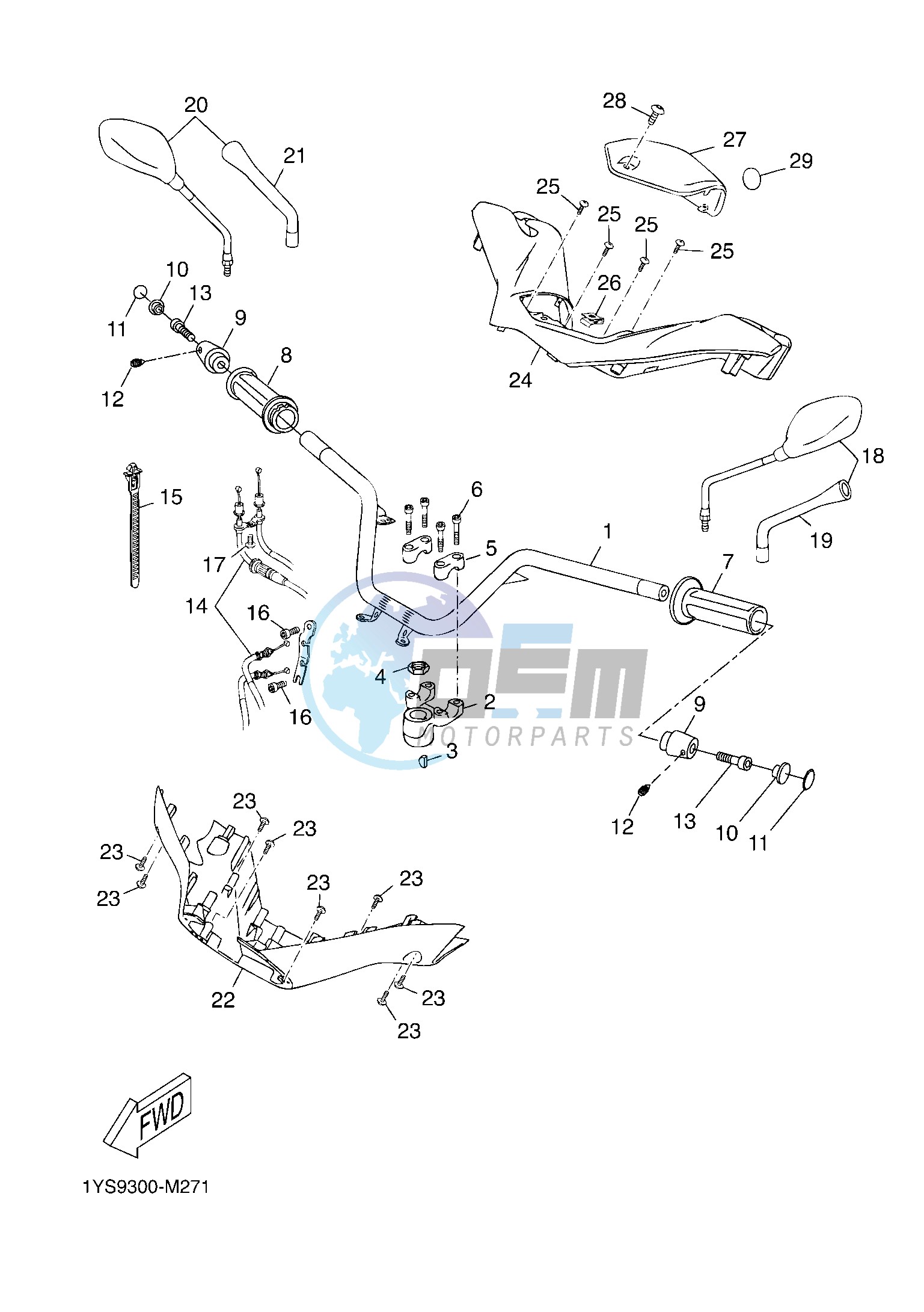 STEERING HANDLE & CABLE