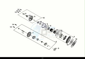 NH-X125 (ME12B2-EU) (E5) (M1) drawing OILPUMP - OILFILTER ROTOR