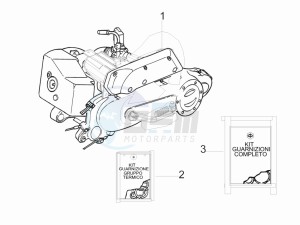 LXV 50 4T 2V 25 Kmh B-NL drawing Engine assembly