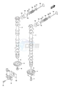 DF 175AP drawing Camshaft