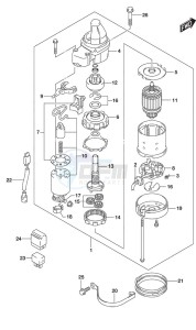 DF 225 drawing Starting Motor