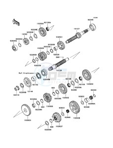 ZZR1400 ABS ZX1400B7F FR GB XX (EU ME A(FRICA) drawing Transmission