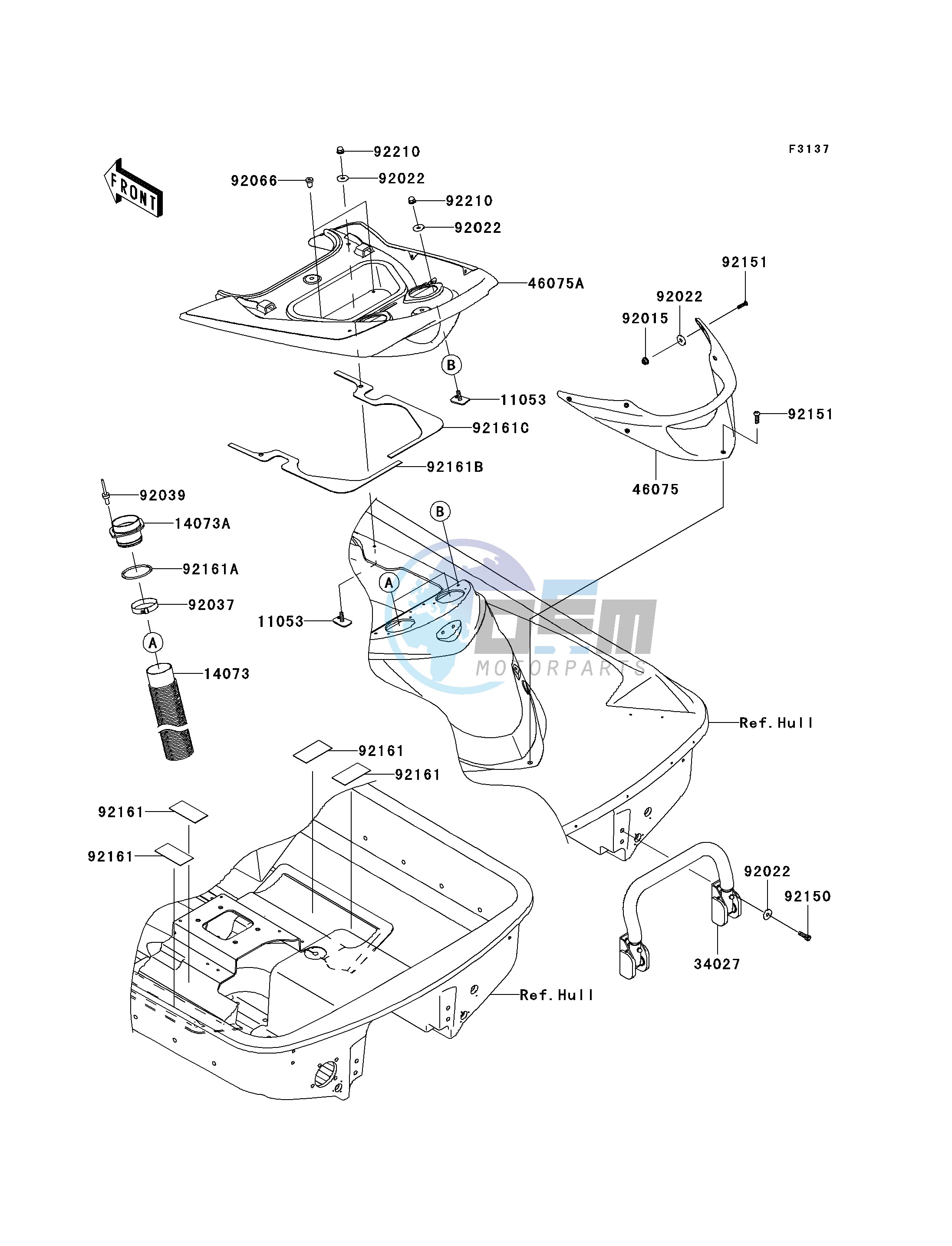 HULL REAR FITTINGS