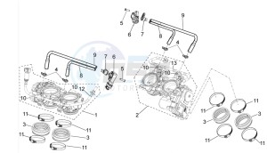 TUONO 1100 V4 FACTORY E4 SUPERPOLE ABS (NAFTA) drawing Throttle body