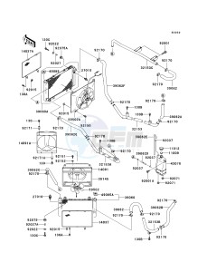 KAF 950 B [MULE 3010 DIESEL 4X4] (B1) [MULE 3010 DIESEL 4X4] drawing RADIATOR