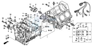 ST1300 drawing CRANKCASE