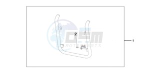 VT750CA9 Ireland - (EK / ST) drawing CHROME RADIATOR