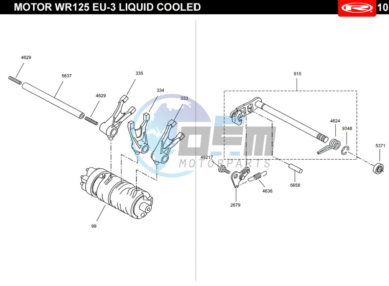 PRE-SELECTOR GEAR  EURO3