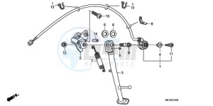 CBR600RR9 BR / MME SPC - (BR / MME SPC) drawing STAND