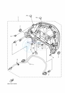 MWS125-C TRICITY 125 (BU5G) drawing TAILLIGHT