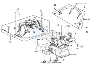 MIO 100 drawing FUEL TANK - FUEL CUT