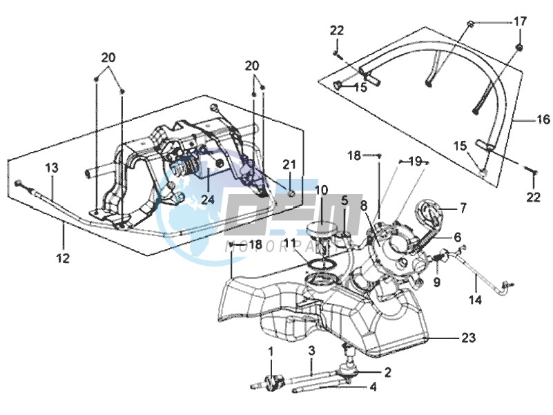 FUEL TANK - FUEL CUT