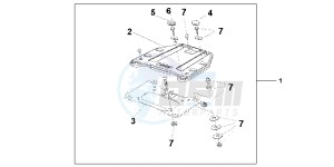 CBF1000FB drawing KIT CARRIER BRACKET