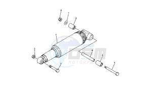 XVZ ROYAL STAR 1300 drawing REAR SUSPENSION