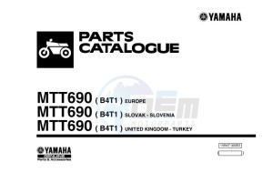 TRACER 700 MTT690-A (B4T1) drawing Infopage-1