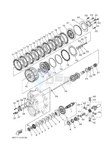 YXZ1000ETS YXZ10YESH YXZ1000R EPS SS SPECIAL EDITION (B577) drawing CLUTCH