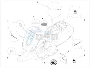 LX 150 4T 3V IE NOABS E3 (APAC) drawing Plates - Emblems