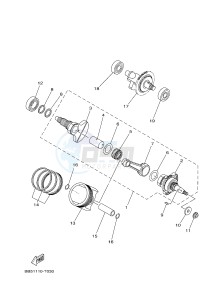 YFM450FWBD YFM45KPXJ KODIAK 450 EPS (BB53) drawing CRANKSHAFT & PISTON