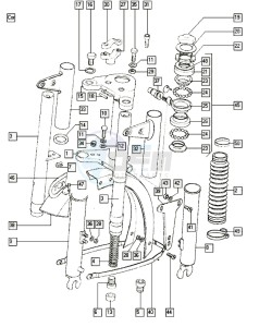 S25-2_R-S 50 R-S drawing Front fork