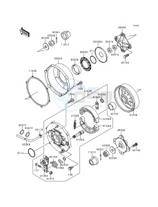 KVF 400 B [PRAIRIE 400] (B1) [PRAIRIE 400] drawing REAR HUB