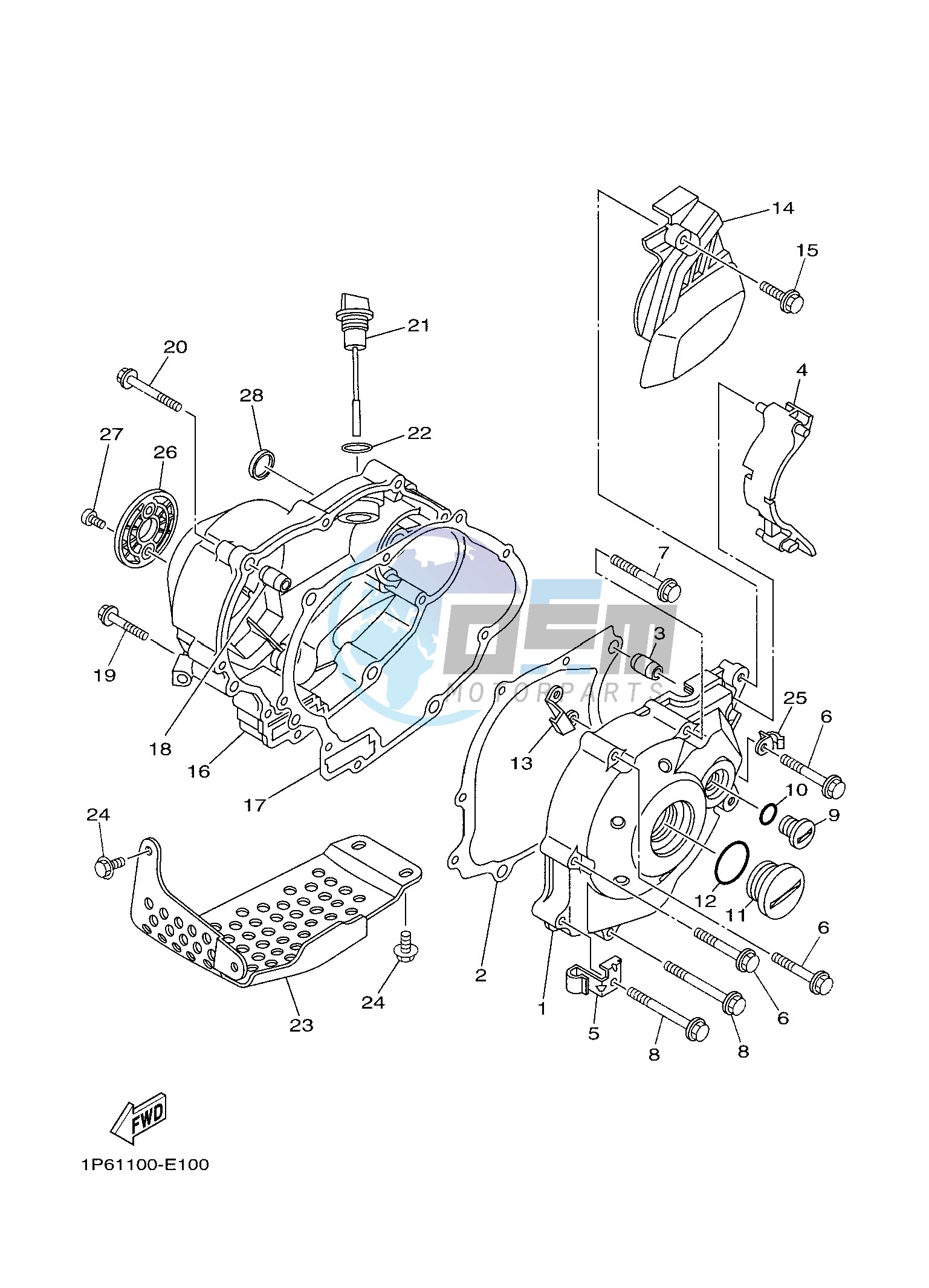 CRANKCASE COVER 1