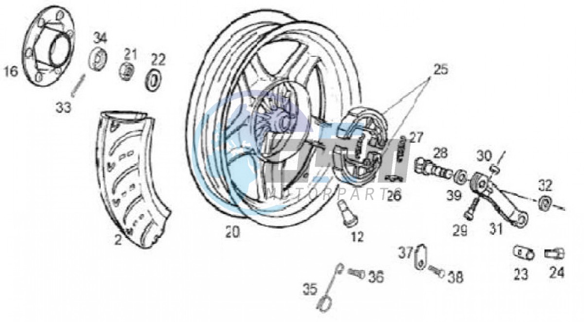 Rear wheel (Positions)