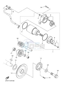 XVS1300A MIDNIGHT STAR (1CS5) drawing STARTER