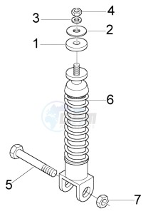 LX 50 2T drawing Rear Damper