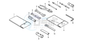 CBR125R drawing TOOL