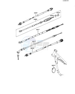 KZ 250 W [LTD BELT] (W1) [LTD BELT] drawing CABLES