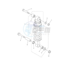 FZ6 FAZER S2 ABS 600 drawing REAR SHOCK ABSORBER