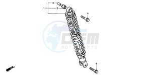 FES250 FORESIGHT drawing REAR CUSHION